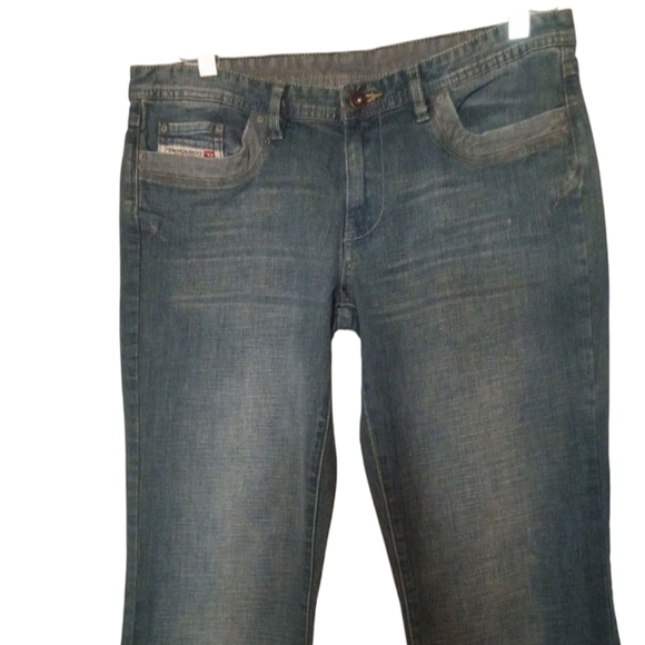 Diesel Light Wash Cotton 5 Pocket Straight Leg Denim Jeans Size 29 - Picture 2 of 9